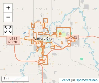 Area schools map